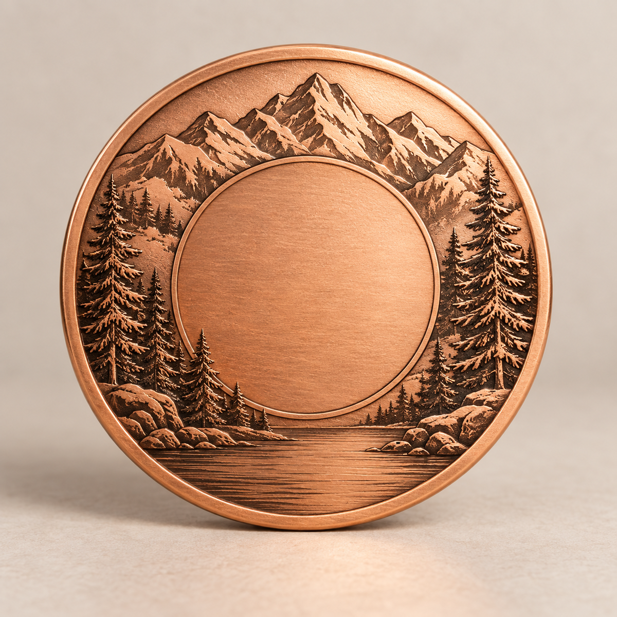Personalized Engraved Metal Coin