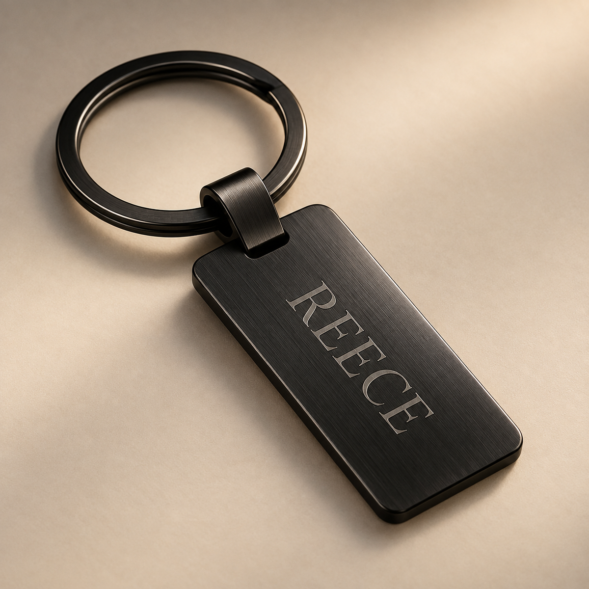 Personalized Engraved Metal Keyring
