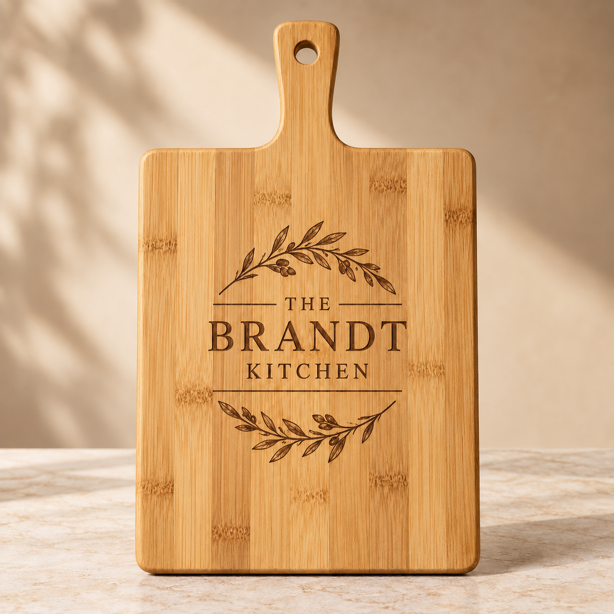 Personalized Engraved Bamboo Chopping Board