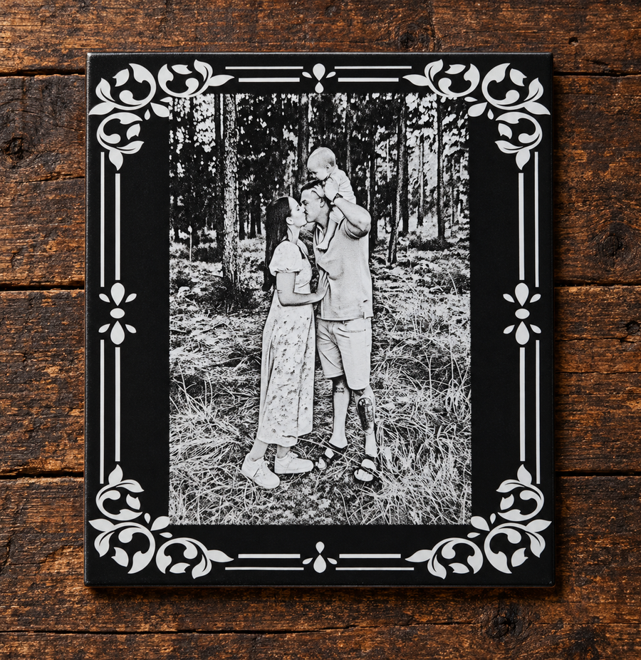Custom Family Photo Ceramic Tile