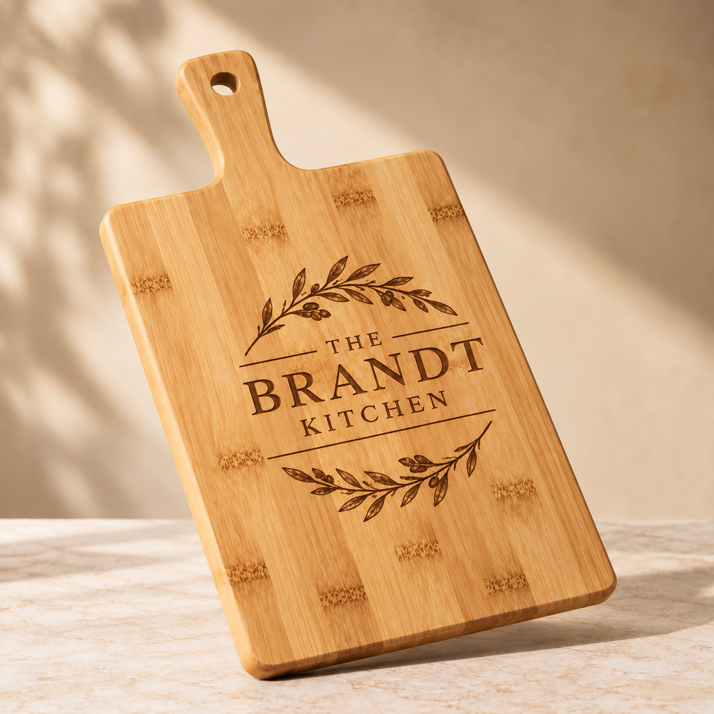 Personalized Engraved Bamboo Chopping Board