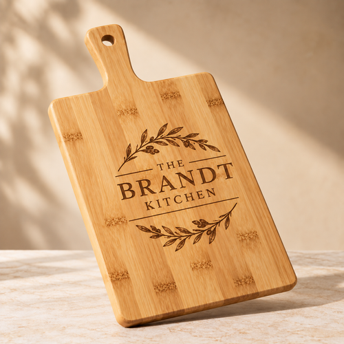 Personalized Engraved Bamboo Chopping Board