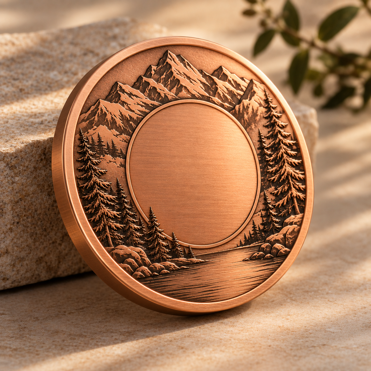Personalized Engraved Metal Coin