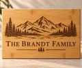 Personalized Engraved Bamboo Cutting Board