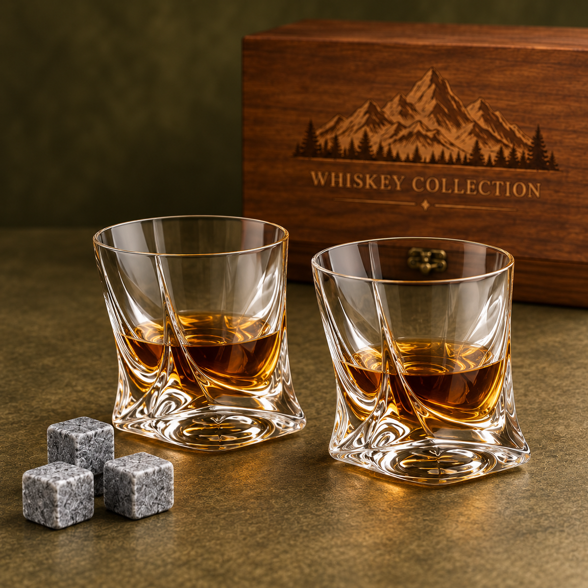 Personalised Whiskey Gift Set