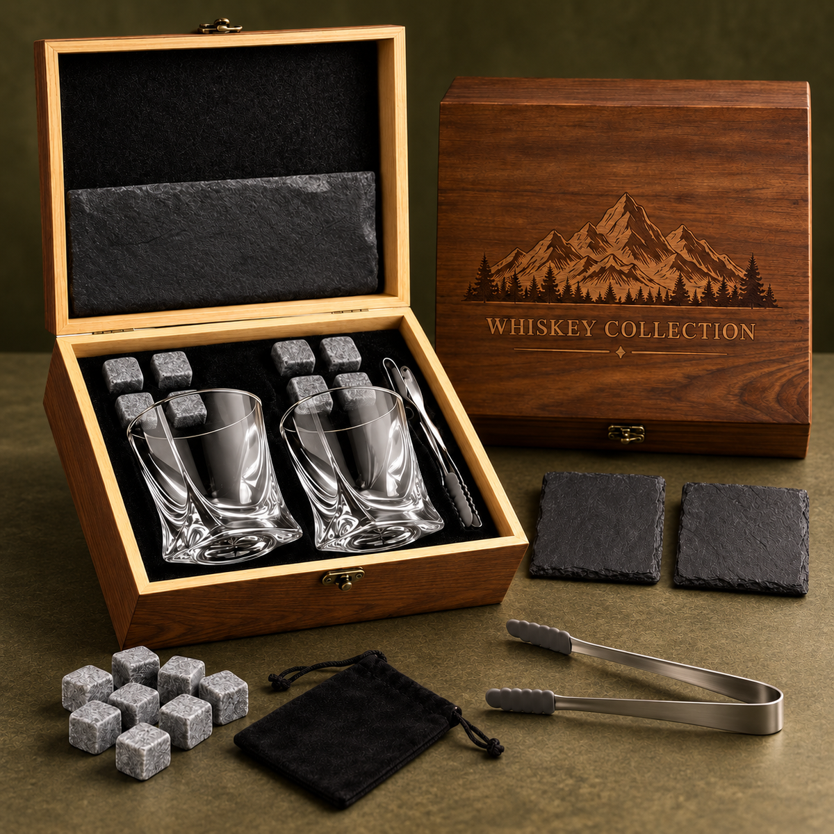 Personalised Whiskey Gift Set